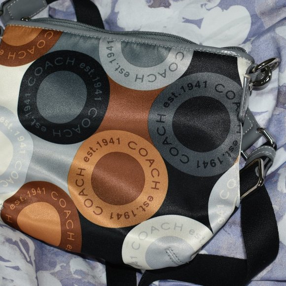 Coach satin crossbody purse - Picture 2 of 3